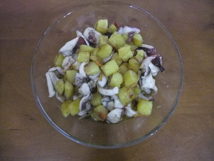 イカじゃがいも炒め